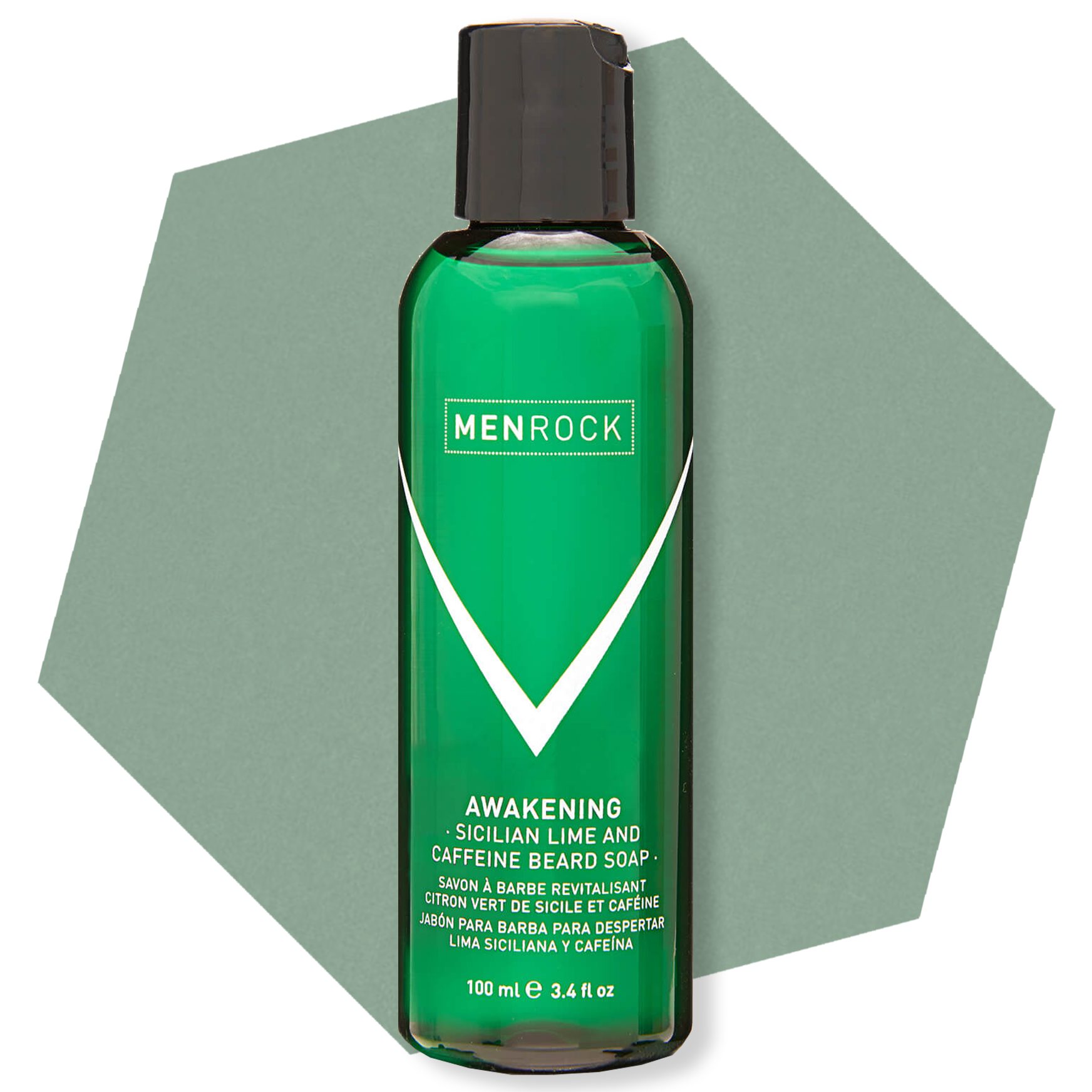 Sicilian Lime and Caffeine Awakening Beard Soap