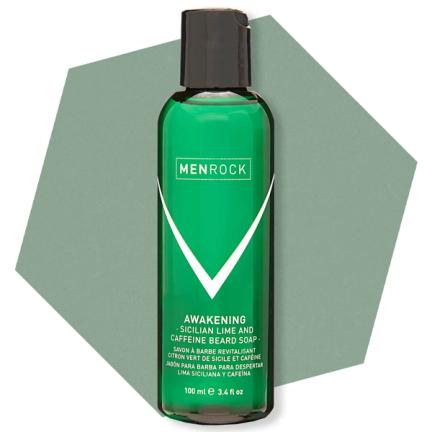 Sicilian Lime and Caffeine Awakening Beard Soap