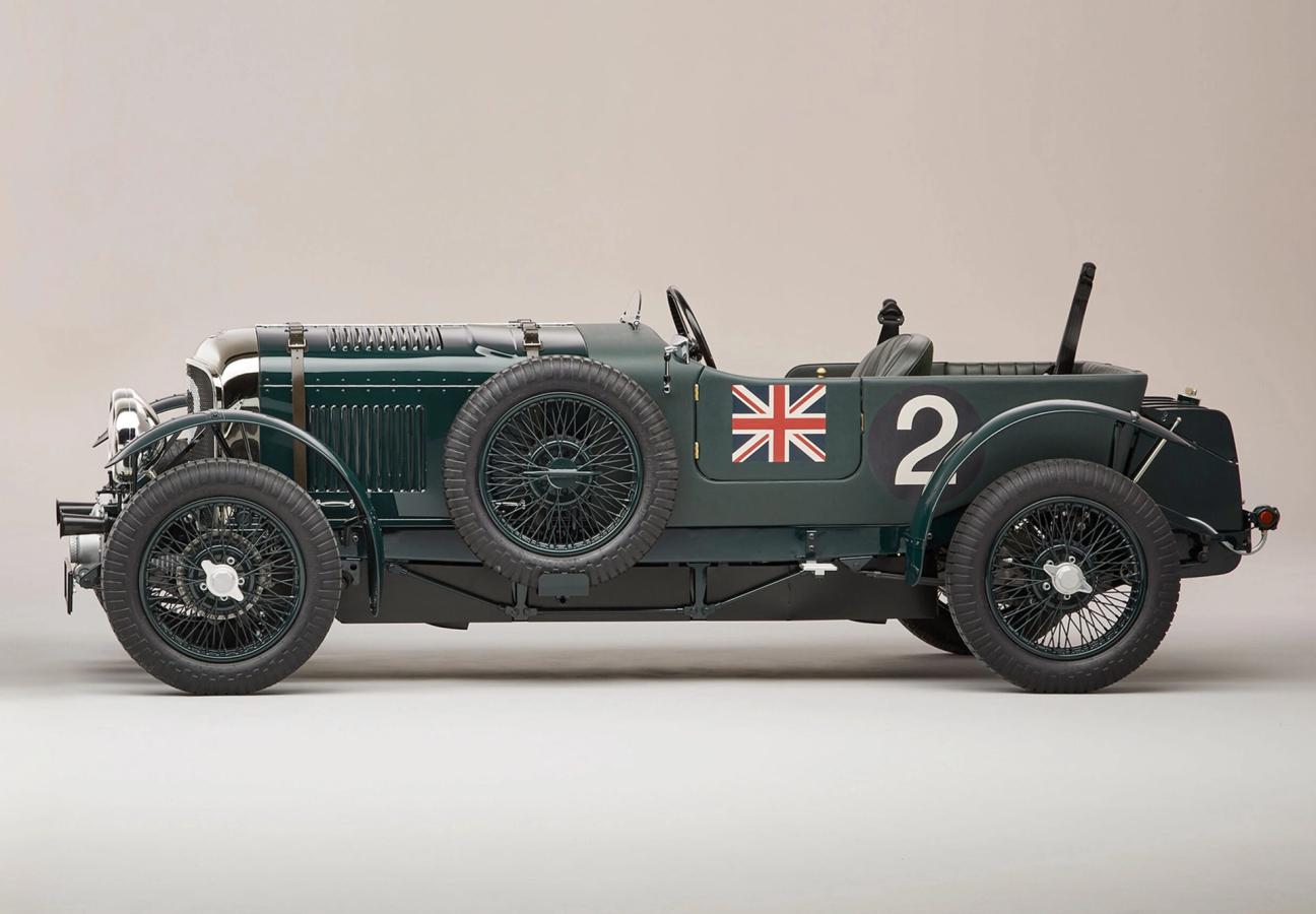 The Bentley Blower Jnr from the side