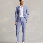 Ralph Lauren Plaid Stretch Seersucker Suit