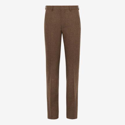 Noah Slim Fit Tweed Trousers