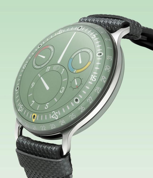 Ressence Type 3 EE in Eucalyptus Green