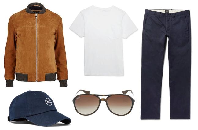 Bomber Chino Shirt Sunglasses Cap
