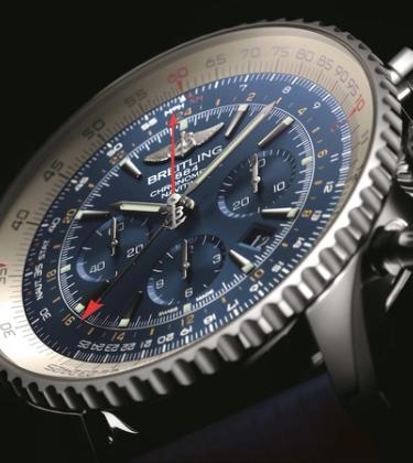 Introducing: the Breitling Navitimer GMT Aurora Blue