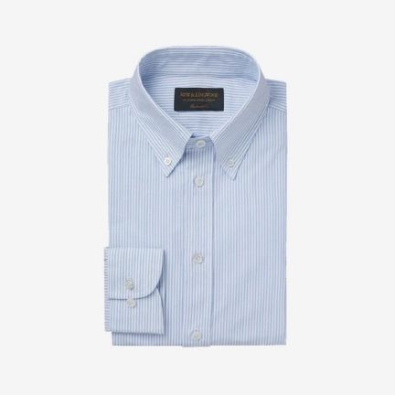 New & Lingwood Blue & White Stripe Shirt