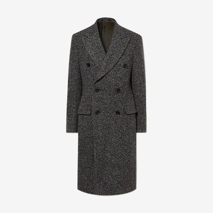 Richard James Wool-Blend Tweed Coat