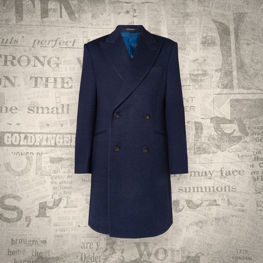 Richard James Wool-Jersey Overcoat