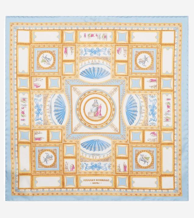 Rubinacci Printed Silk-Twill Pocket Square