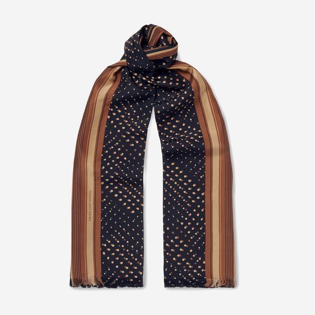 Dries Van Noten Printed Silk Scarf