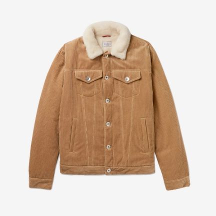 Brunello Cucinelli Shearling Trucker Jacket