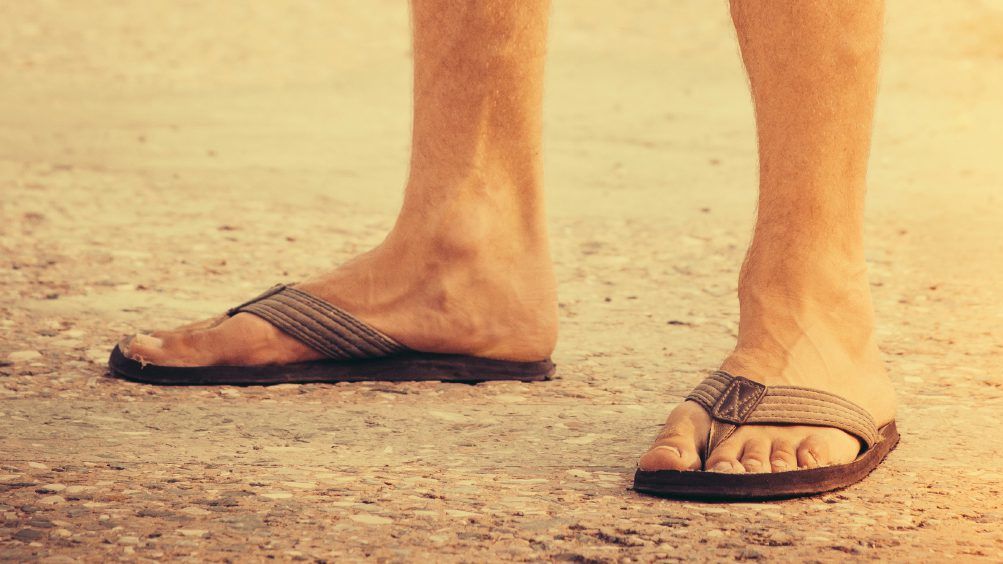 The gentleman’s guide to flip-flops