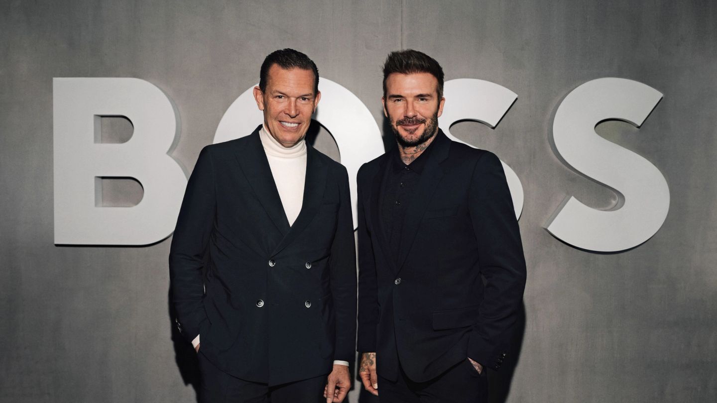 David Beckham scores a new job as Boss designer