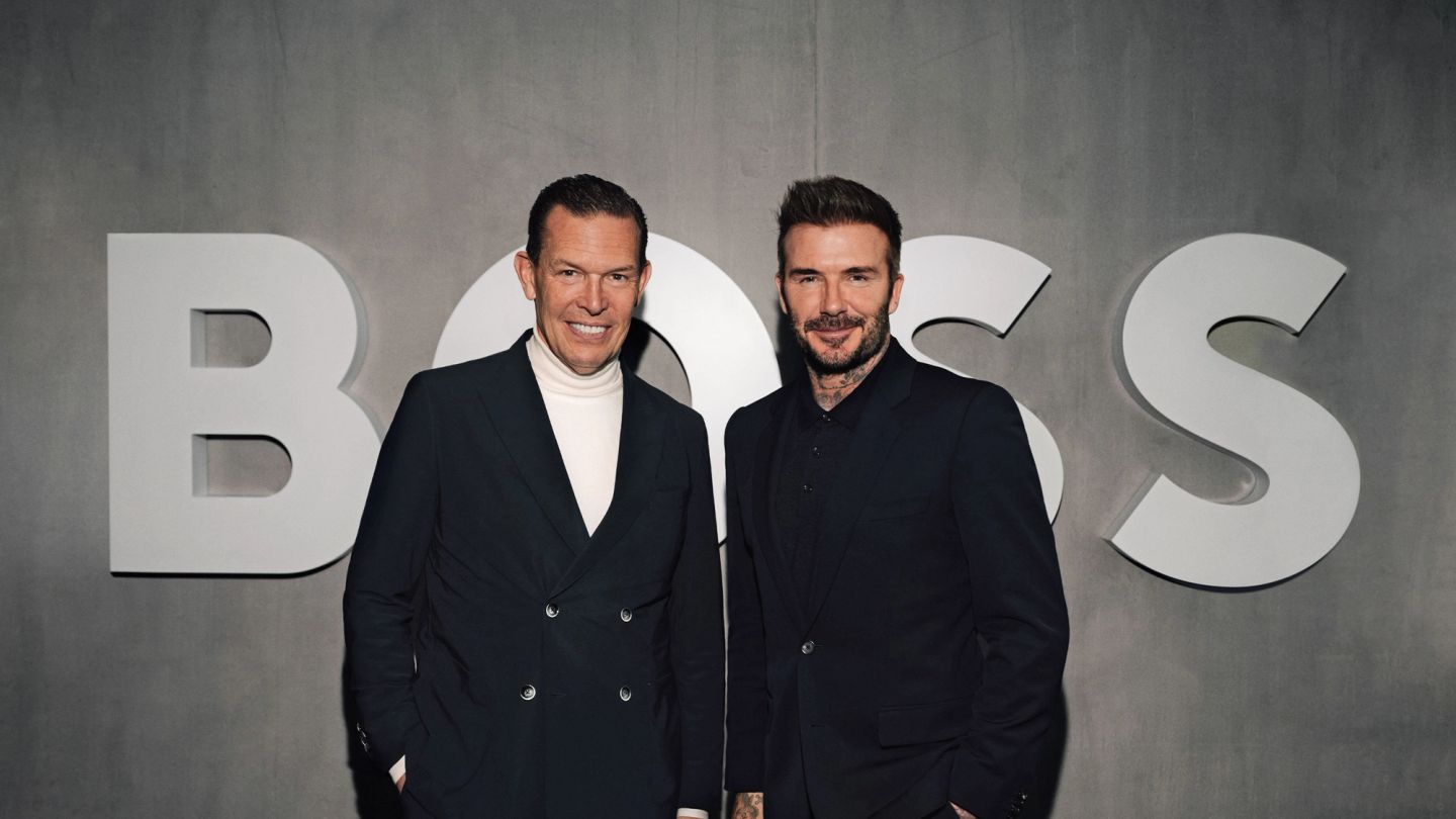 David Beckham scores a new job as Boss designer