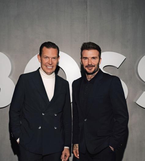 David Beckham scores a new job as Boss designer