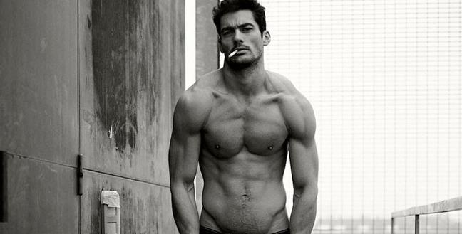 How does David Gandy stay in shape?