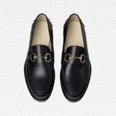 Duke+Dexter Black Bit Loafer