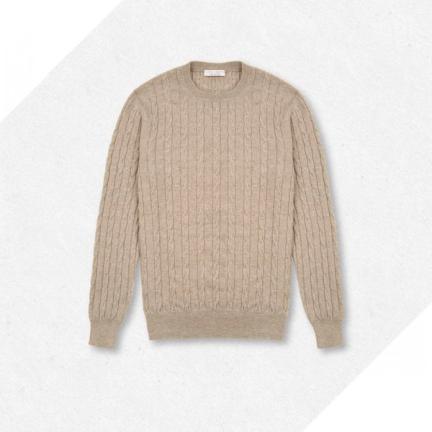 Luca Faloni Pure Cashmere Cable Knit