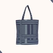 Jacquard Building Tote Bag
