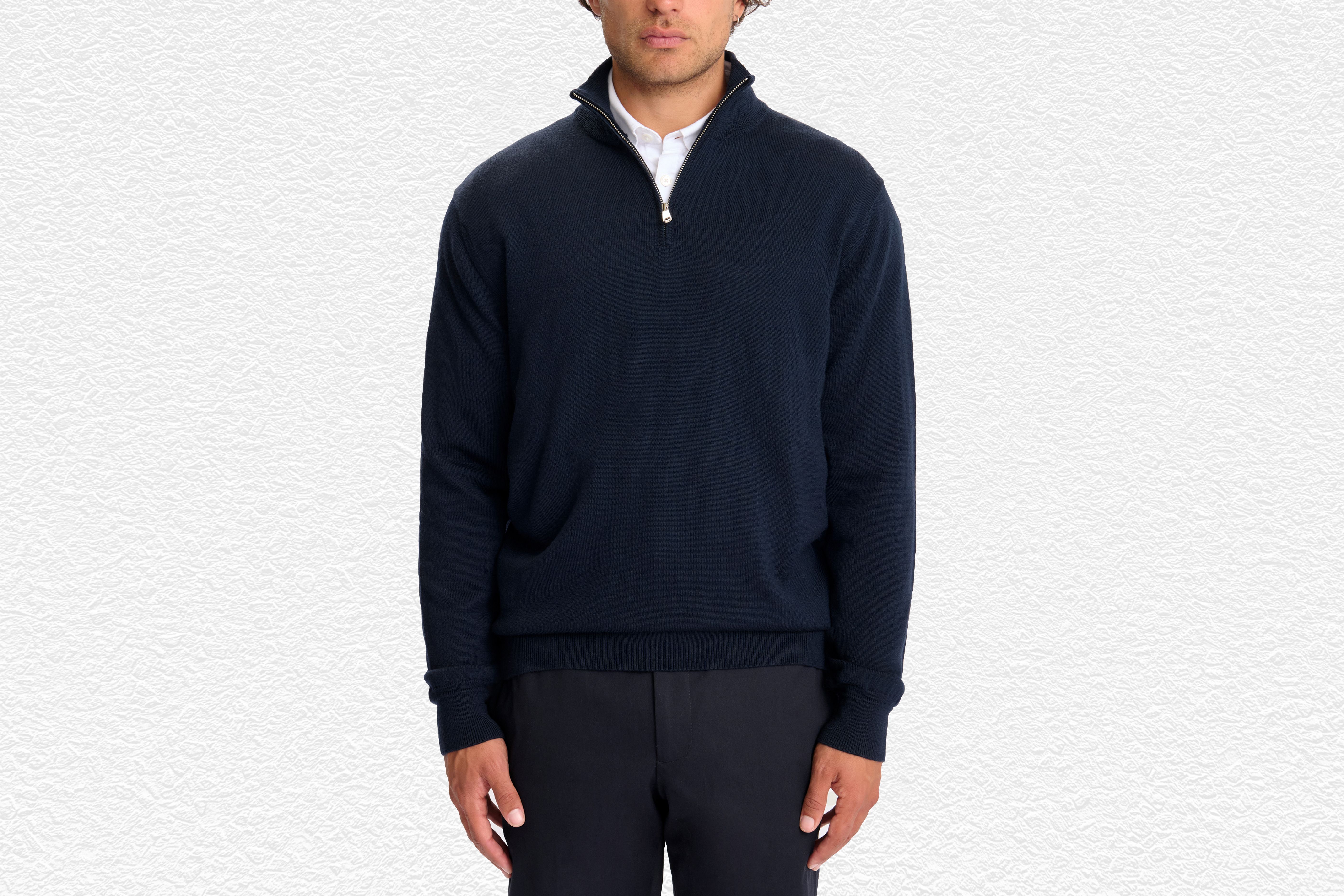 24 Merino Half Zip