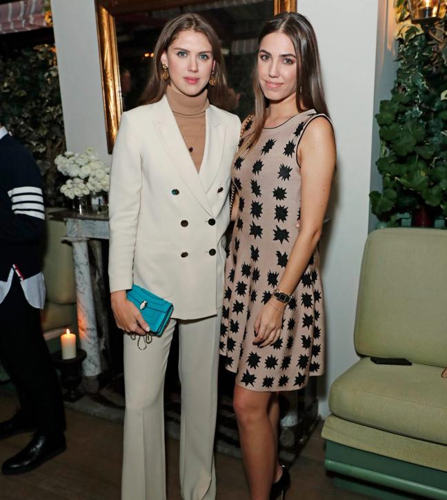 Sabrina Percy and Amber Le Bon