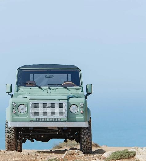 Restored, rebuilt, reborn. This vintage Defender is back