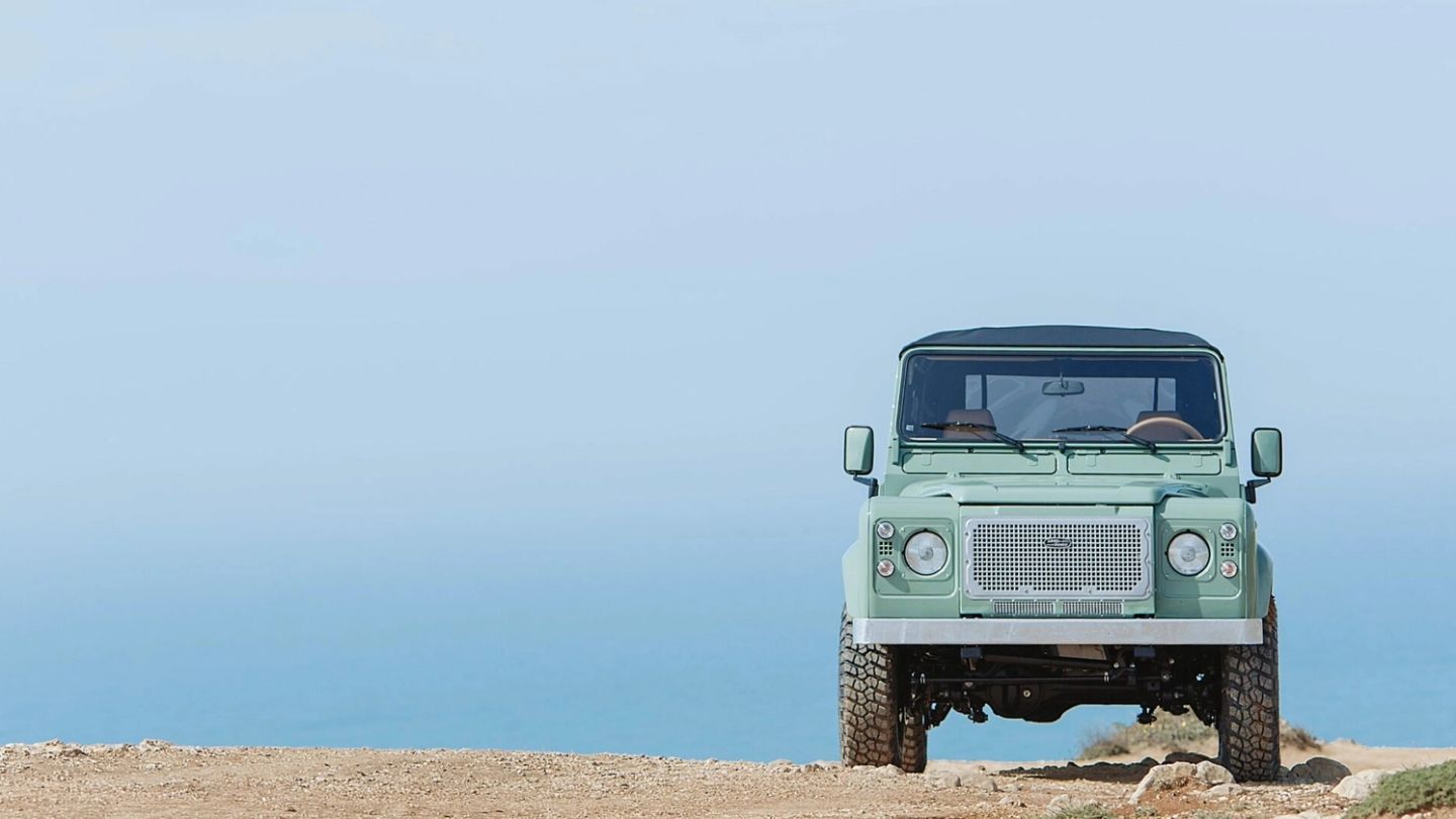 Restored, rebuilt, reborn. This vintage Defender is back