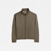 Luca Faloni Linen-Cotton Bomber Jacket