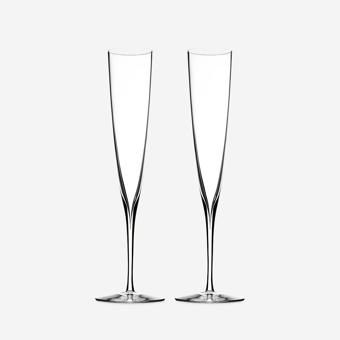 Waterford Elegance crystal champagne flutes