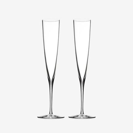 Waterford Elegance crystal champagne flutes