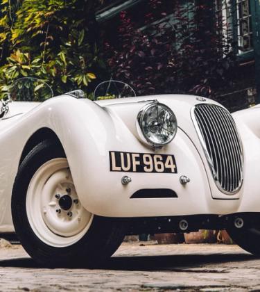 We took a mint condition 1952 Jaguar to the streets of London