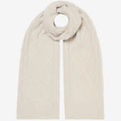 N. Peal chunky cashmere scarf