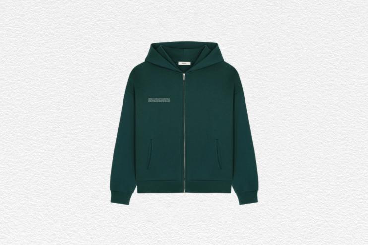 365 Heavyweight-Hoodie mit Zwei-Wege-Reißverschluss