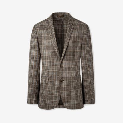 Hackett Tweed Silk Wool Blazer