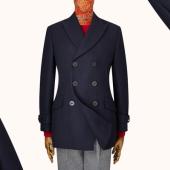New & Lingwood Double Face Pea Coat