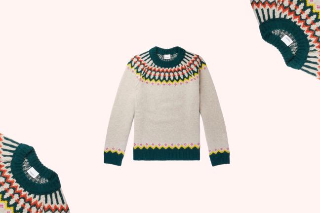 Burberry Fair Isle Wool Sweater