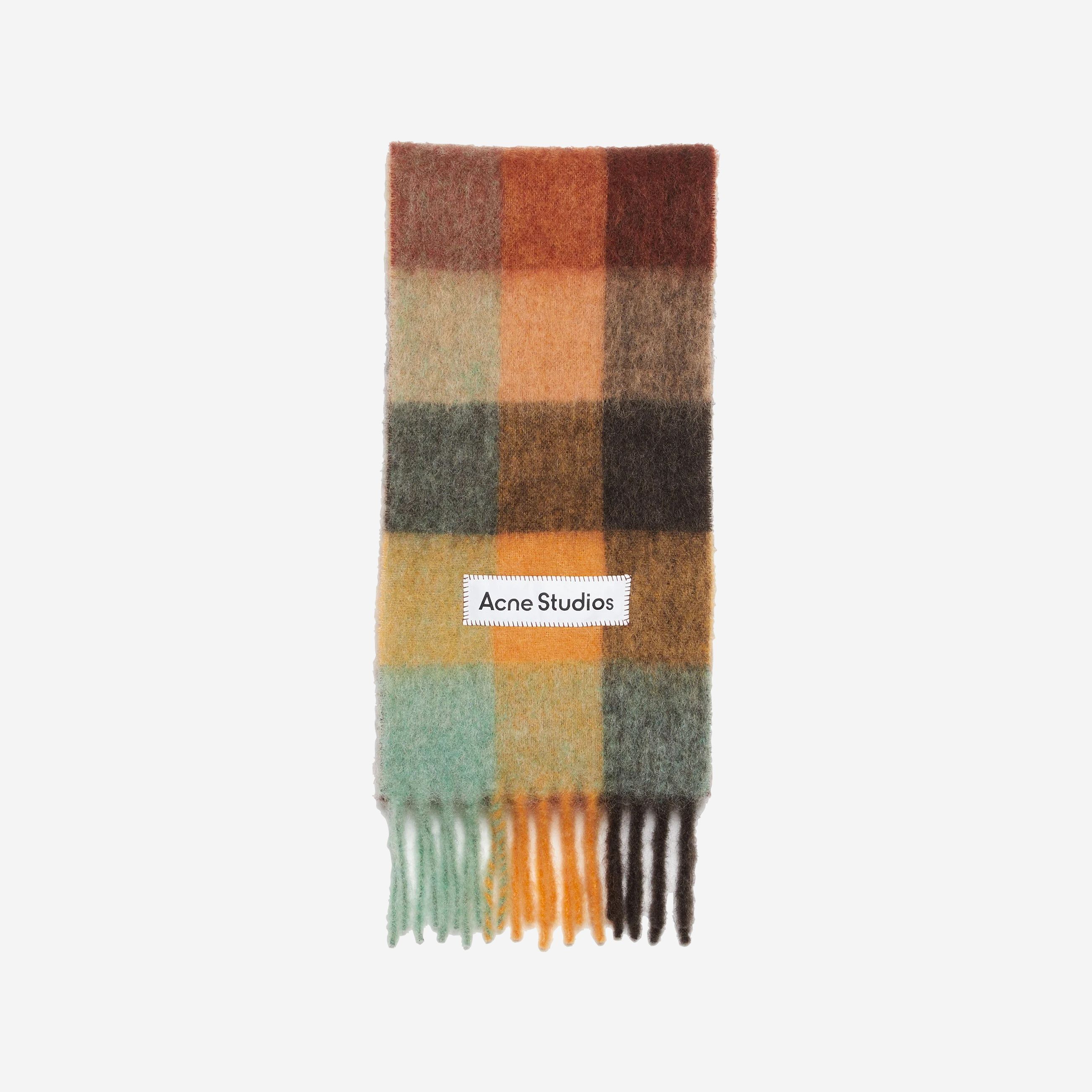 Acne Studios Mohair Checked Scarf