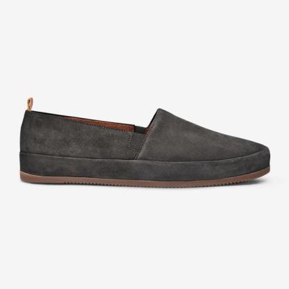 Mulo Brown Suede Loafers