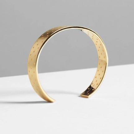 10mm Gold Punched Cuff