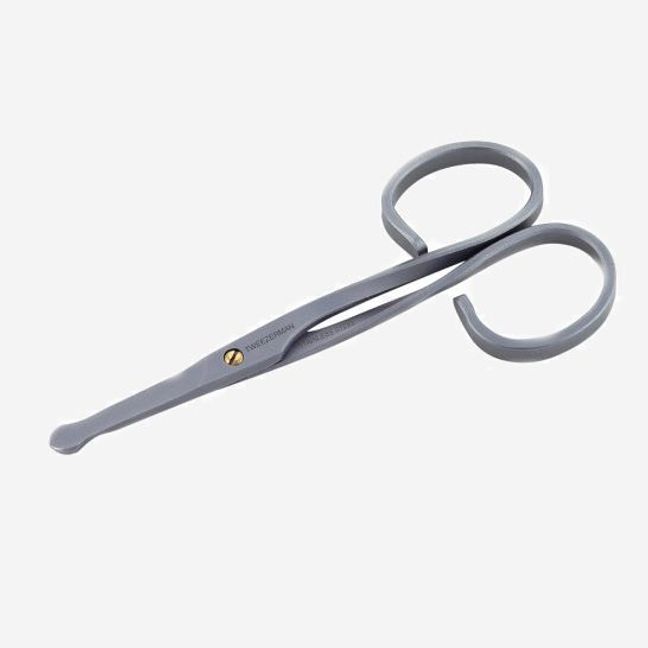 Stainless steel facial hair scissors by Tweezerman