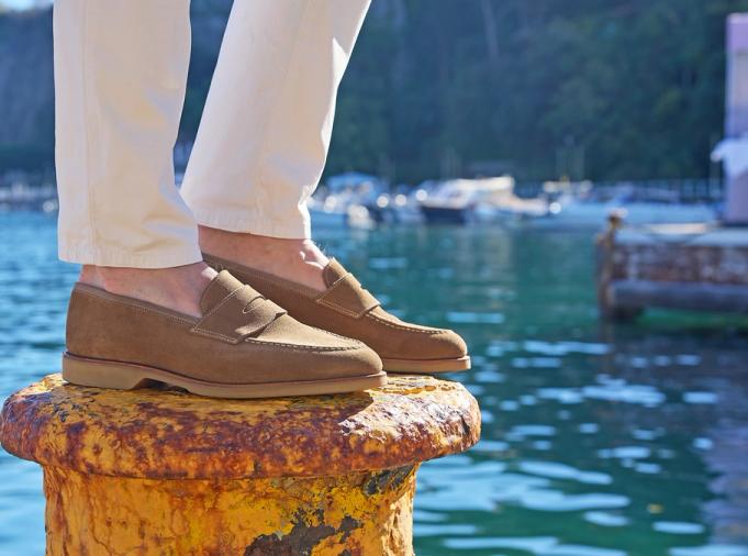 For its new summer collection, Crockett & Jones goes coastal