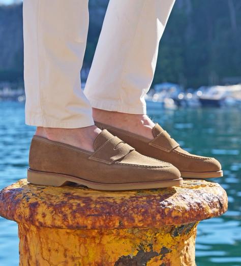 For its new summer collection, Crockett & Jones goes coastal