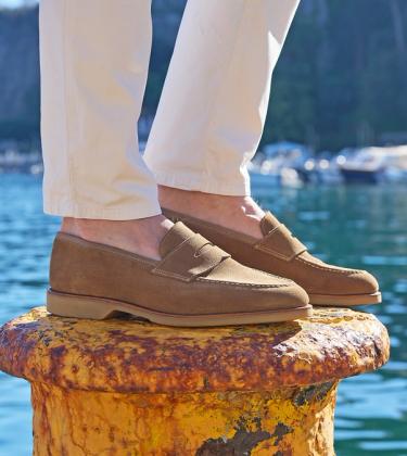 For its new summer collection, Crockett & Jones goes coastal