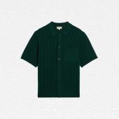 MOSS Chevron Pointelle Knitted Shirt