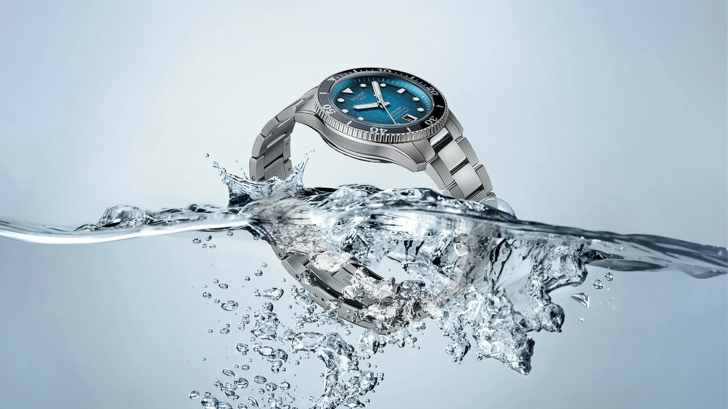 Making a splash: Tissot’s new Seastar 40mm models are destined for summertime swimming
