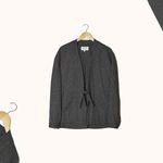 Sir Plus Black Micro Weave Noragi Jacket