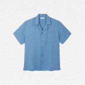 Sirplus Blue Linen Cuban Shirt