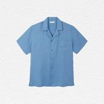 Sirplus Blue Linen Cuban Shirt