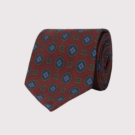 Rubinacci Printed Silk-Twill Tie