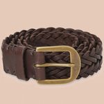 Awling braided leather belt
