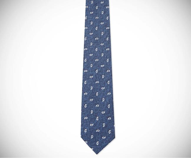 Richard James small paisley silk tie